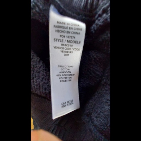 Splendid Scalloped Hem Eyelet Shorts French Terry Blue Brynn Pull On Size XS - Picture 6 of 7